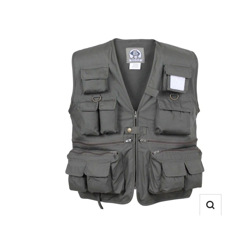 Rothco Men Size Medium Uncle Milty Travel Vest / Fishing Vest -7540